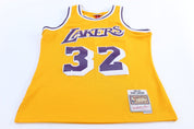Los Angeles Lakers Magic Johnson 32 Basketball Jersey - ThriftedThreads.com