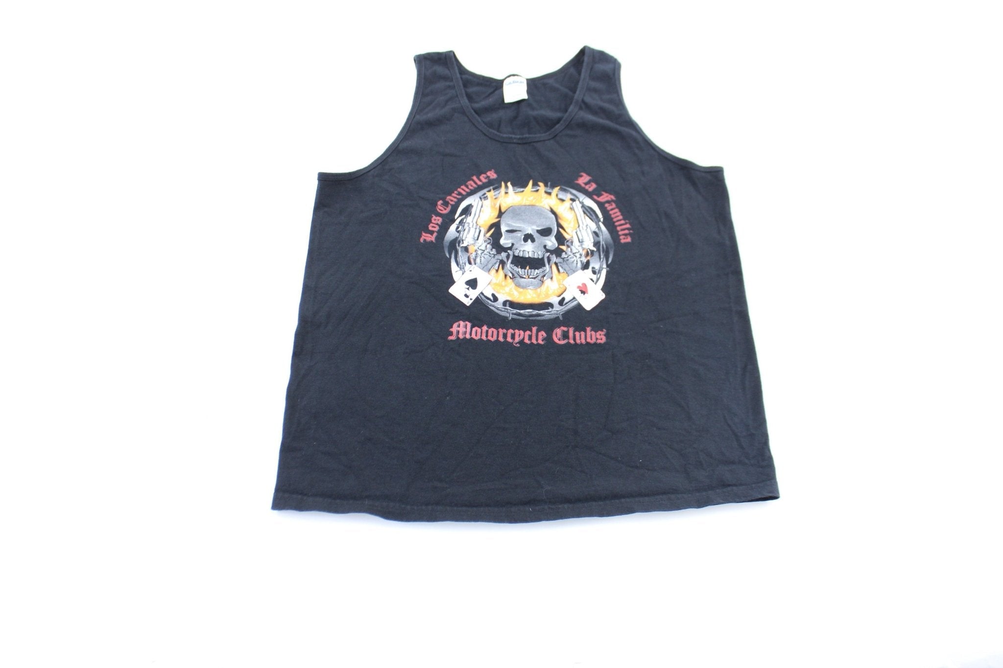 Los Carnales La Familia Motorcycle Clubs Tank Top - Jerseys/Tanks - Thrifted Threads