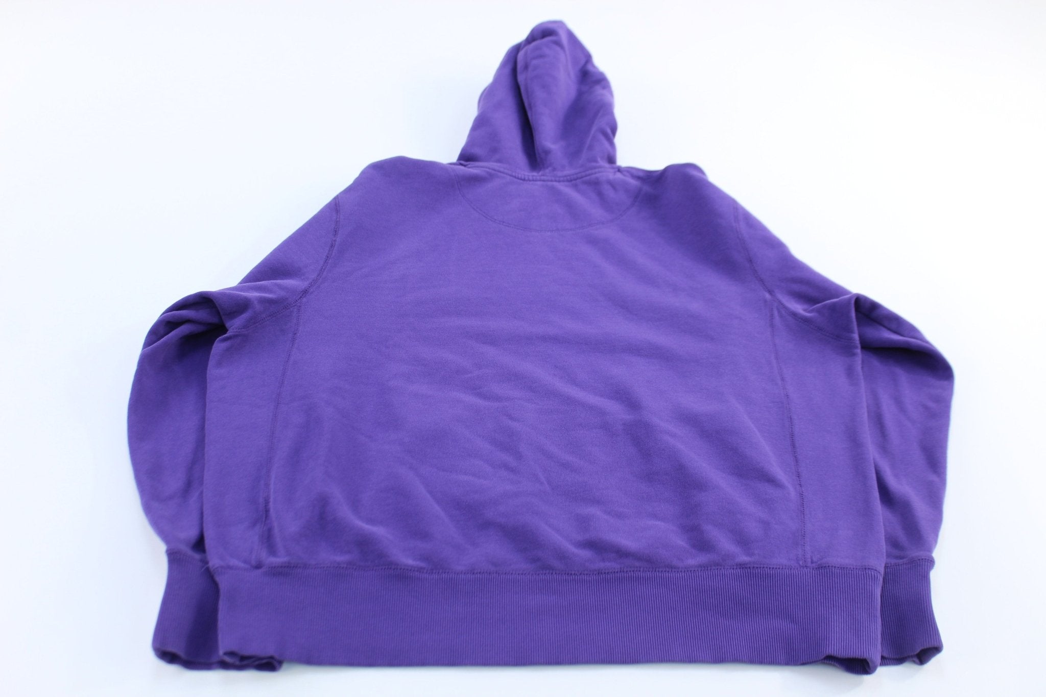 Louisiana State University Nike Swoosh Embroidered Logo Pullover Hoodie - ThriftedThreads.com