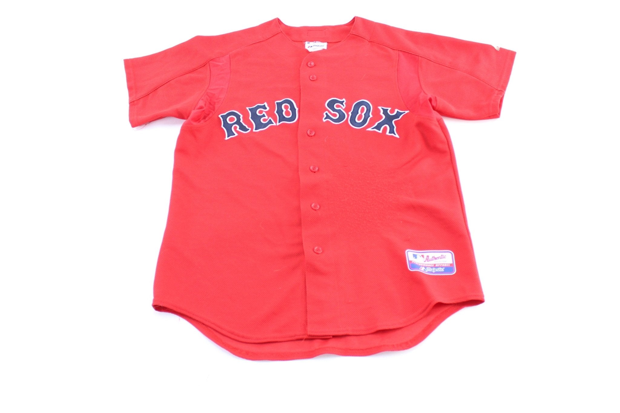 Majestic Boston Red Sox Baseball Jersey - ThriftedThreads.com