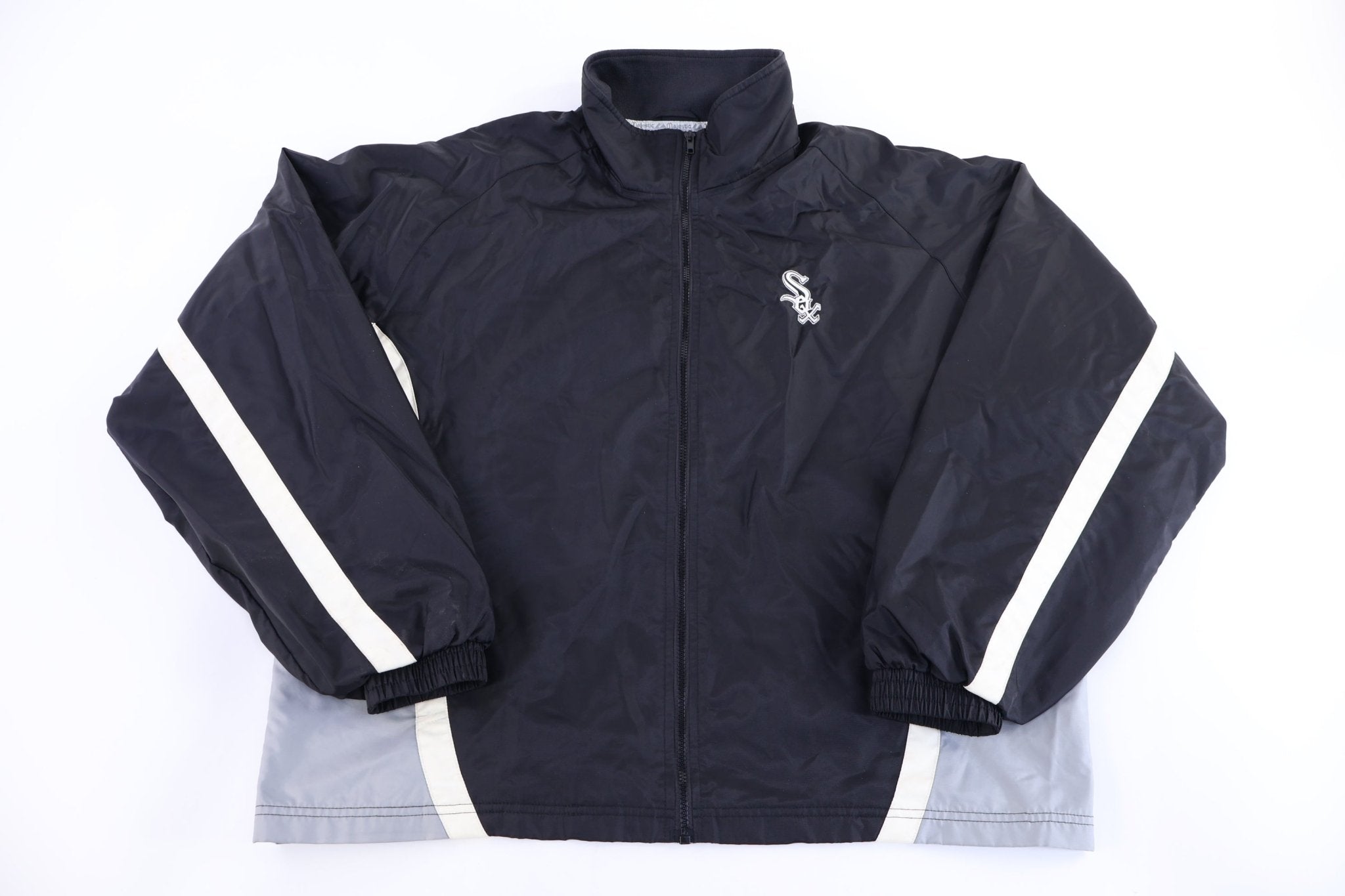 Majestic Chicago White Sox Baseball Full Zip Jacket - Jacket - Thrifted Threads