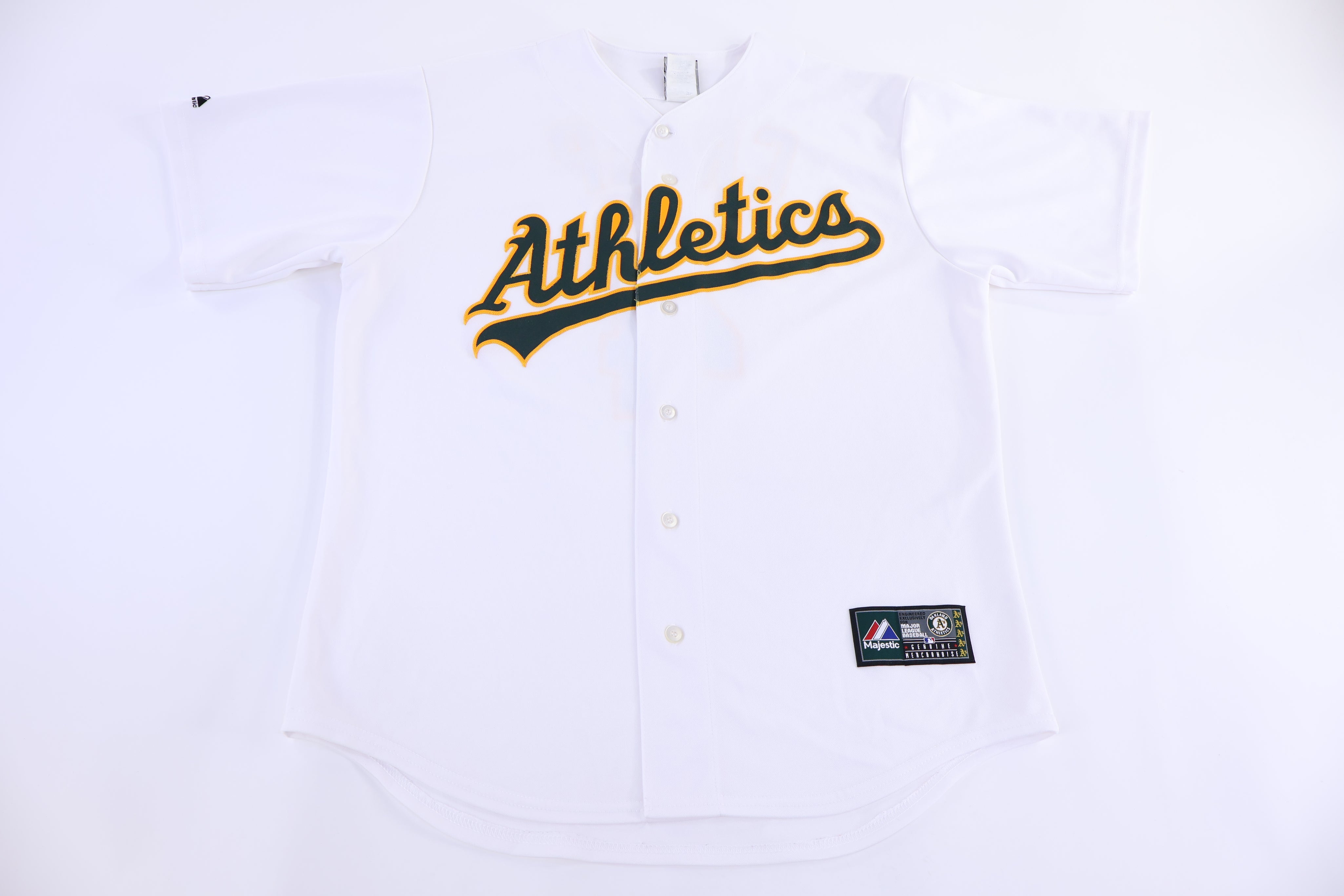 Majestic Coco Crisp Oakland Athletics Baseball Jersey - Jerseys/Tanks - Thrifted Threads