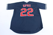 Majestic Embroidered Cleveland Indians Jason Kipnis Baseball Jersey - ThriftedThreads.com