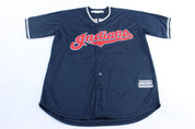 Majestic Embroidered Cleveland Indians Jason Kipnis Baseball Jersey - ThriftedThreads.com