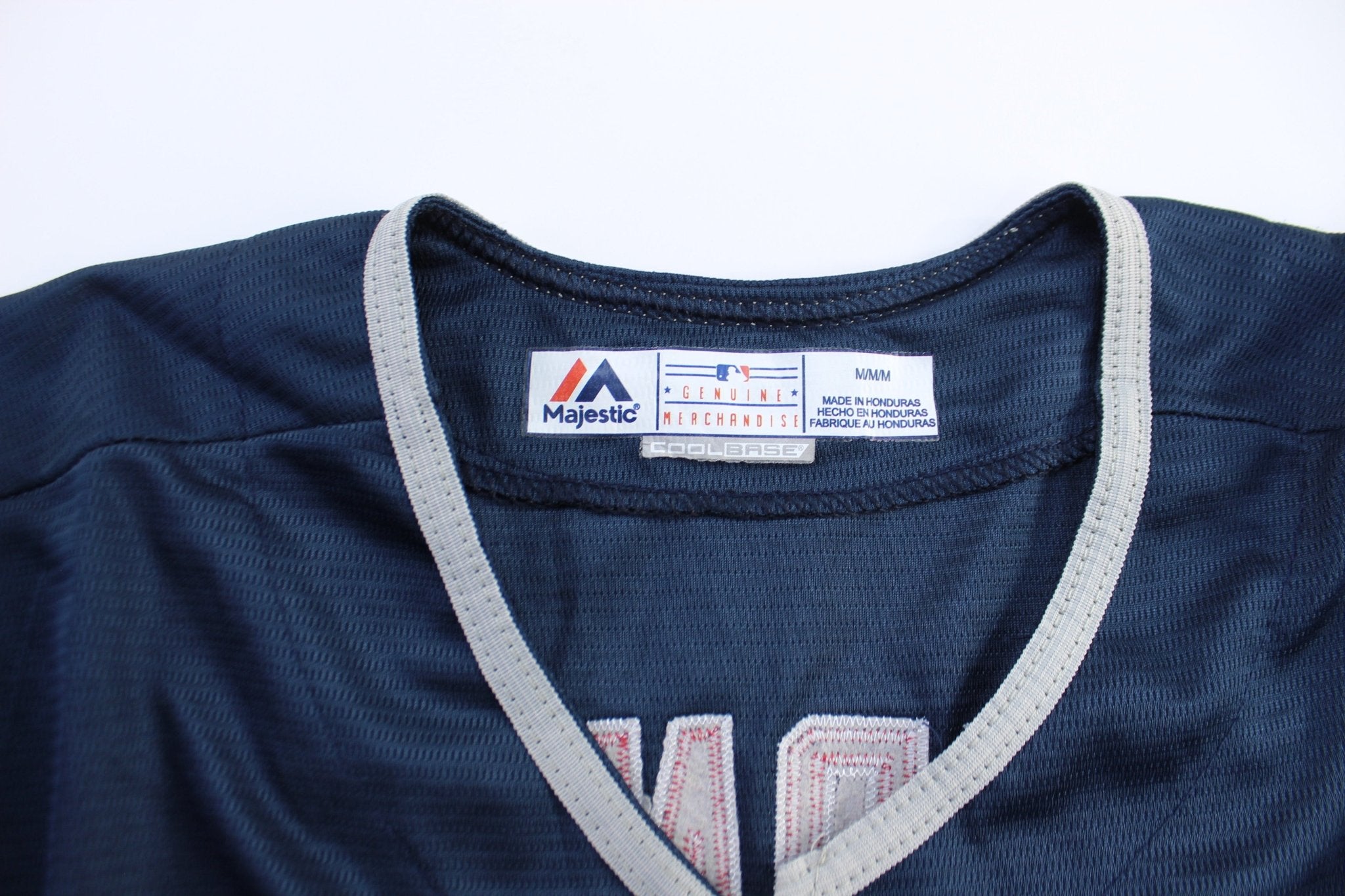 Majestic Embroidered Cleveland Indians Jason Kipnis Baseball Jersey - ThriftedThreads.com