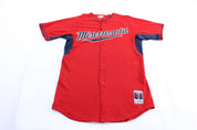 Majestic Embroidered Minnesota Twins Baseball Jersey - ThriftedThreads.com