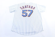 Majestic Embroidered New York Mets Johan Santana Baseball Jersey - ThriftedThreads.com
