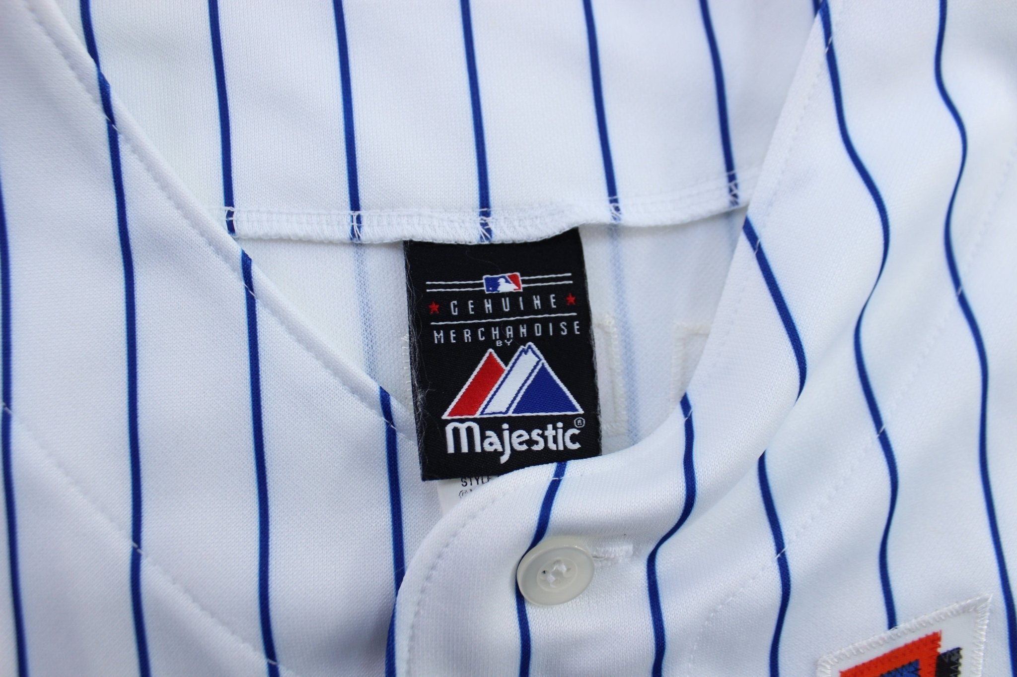 Majestic Embroidered New York Mets Johan Santana Baseball Jersey - ThriftedThreads.com