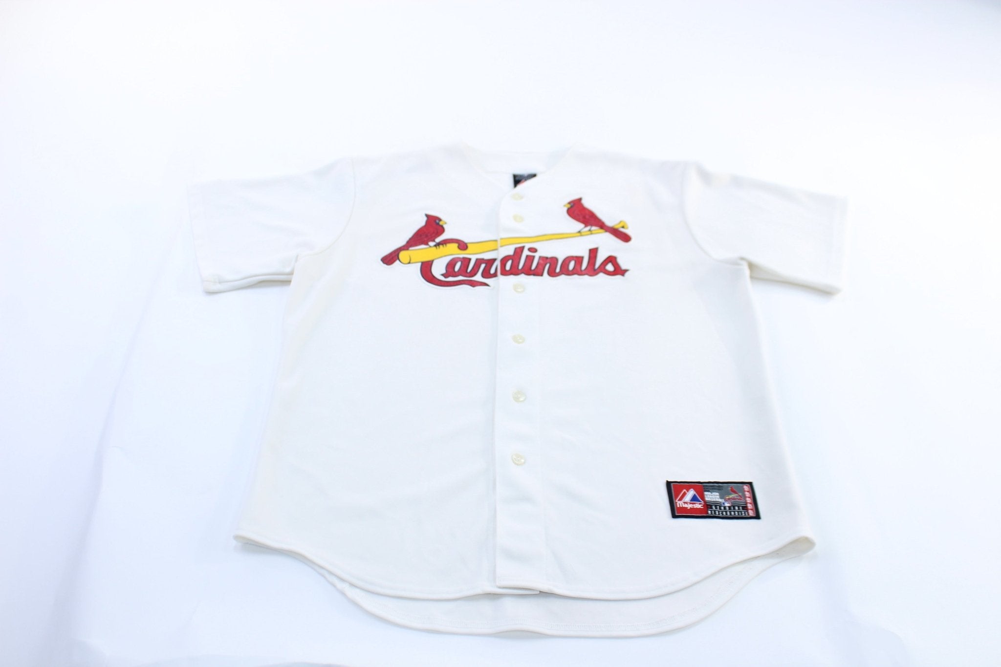 Majestic Embroidered St. Louis Cardinals Baseball Jersey - ThriftedThreads.com