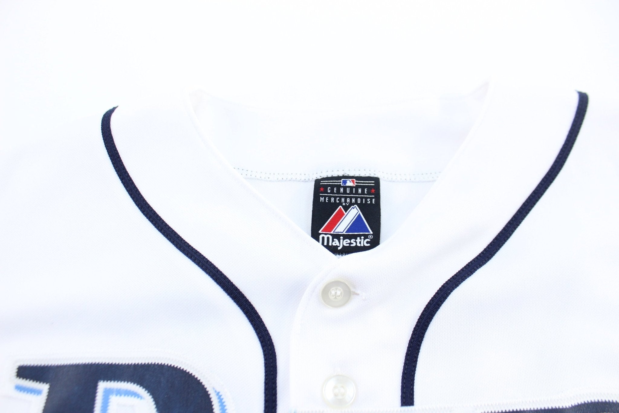 Majestic Embroidered Tampa Bay Rays David Price Baseball Jersey - Jerseys/Tanks - Thrifted Threads