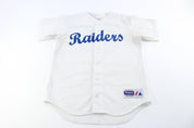 Majestic Logo Raiders #51 Baseball Jersey - ThriftedThreads.com