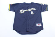 Majestic Milwaukee Brewers Ryan Braun Baseball Jersey - ThriftedThreads.com