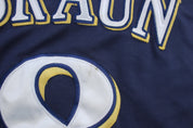 Majestic Milwaukee Brewers Ryan Braun Baseball Jersey - ThriftedThreads.com