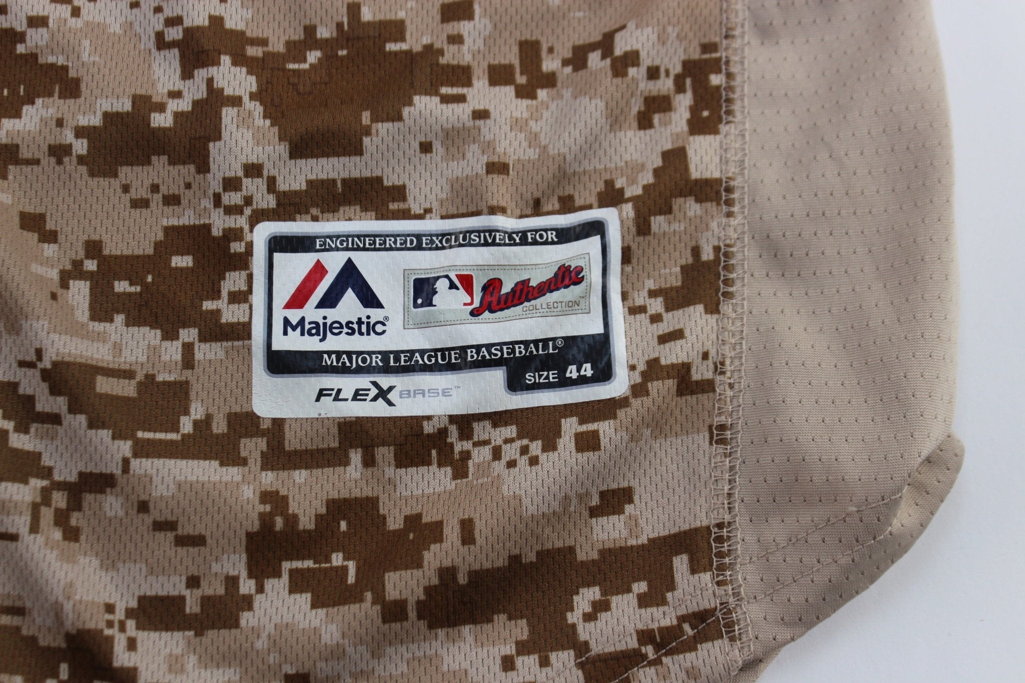Majestic Pittsburgh Pirates Embroidered Starling Marte Camo Jersey - ThriftedThreads.com