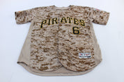 Majestic Pittsburgh Pirates Embroidered Starling Marte Camo Jersey - ThriftedThreads.com
