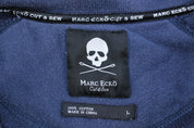 Marc Ecko Cut & Sew Blue Full Zip Sweater - Sweater - Thrifted Threads