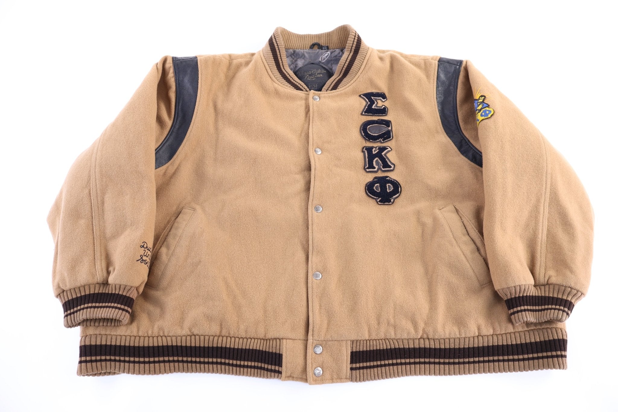 Marc Ecko Leather Bomber Jacket - Jacket - Thrifted Threads
