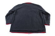 Marlboro Black & Red Reversible Zip Up Jacket - ThriftedThreads.com