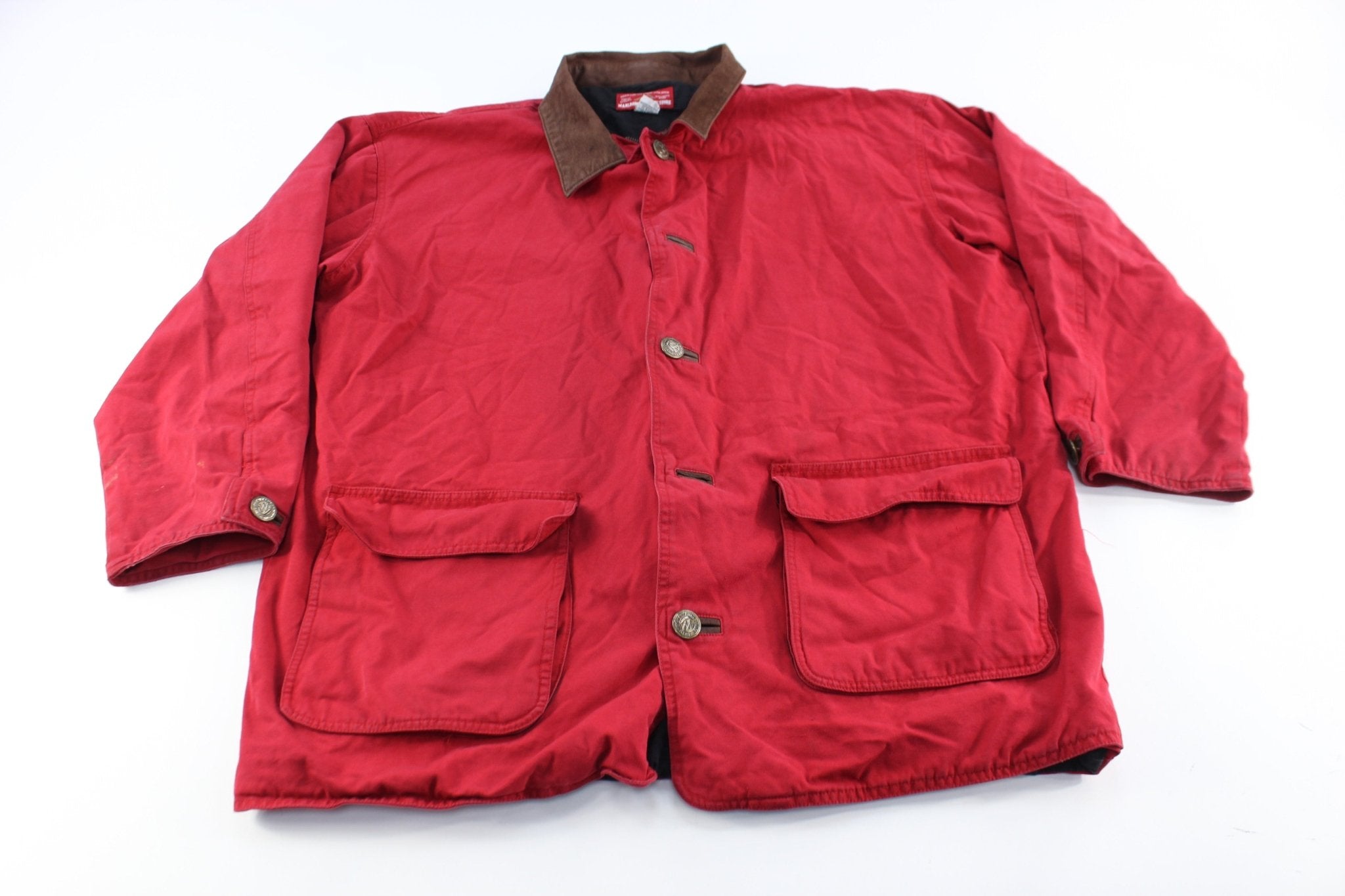 Marlboro Country Store Red Chore Jacket - ThriftedThreads.com