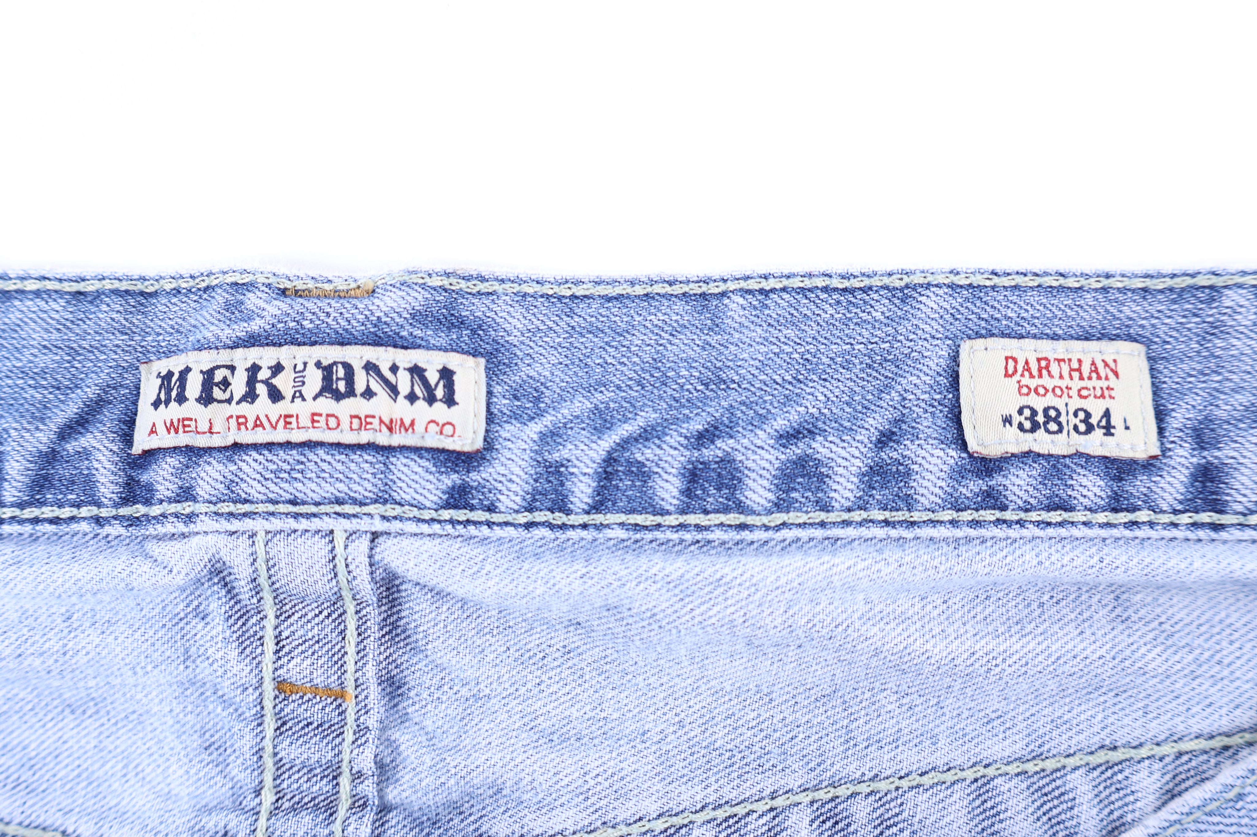 Mek Denim Light Wash Denim Jeans - Pants - Thrifted Threads