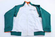 Miami Dolphins Equipment Embroidered Reebok Track Jacket - Jackets - Thrifted Threads