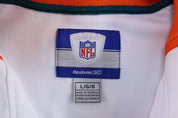 Miami Dolphins Equipment Embroidered Reebok Track Jacket - Jackets - Thrifted Threads