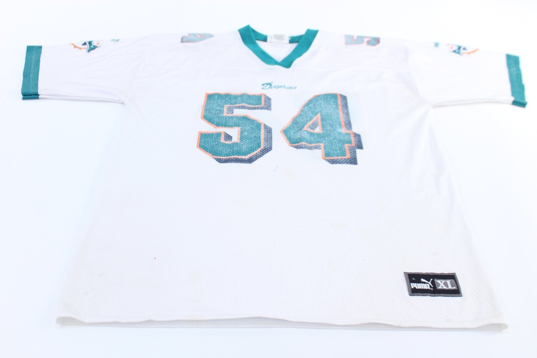 Miami Dolphins Zackary Thomas 54 Puma Football Jersey - ThriftedThreads.com