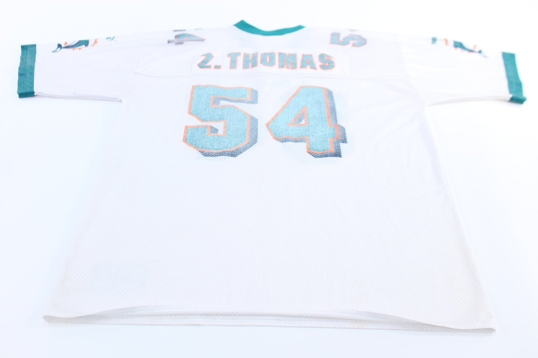 Miami Dolphins Zackary Thomas 54 Puma Football Jersey - ThriftedThreads.com