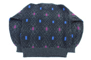 Michael Gerald Multipatterned Knit Sweater - ThriftedThreads.com