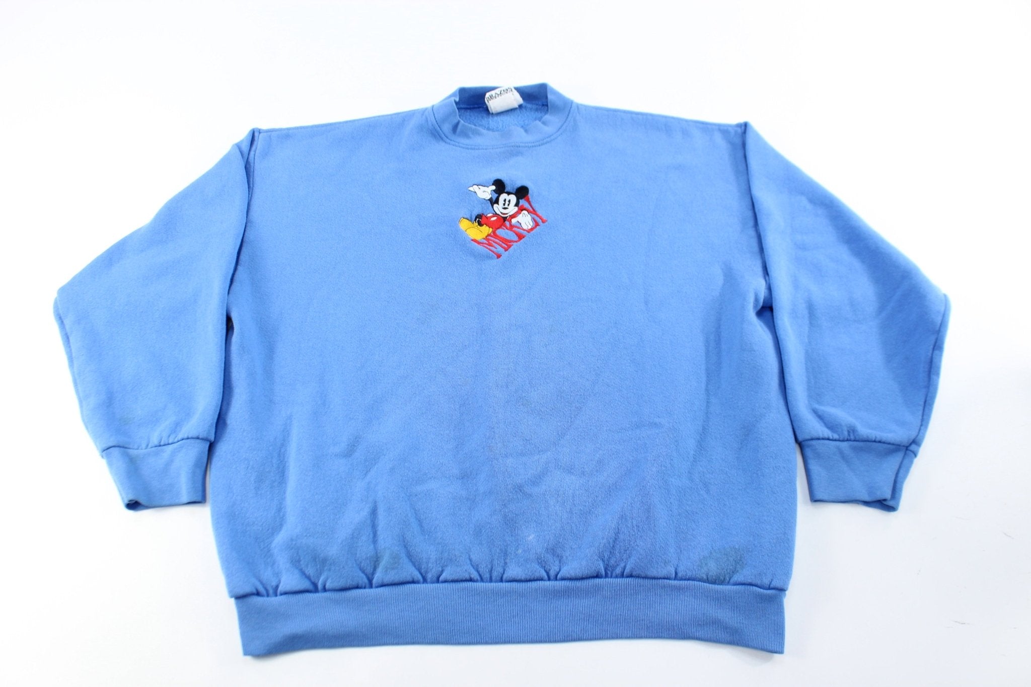 Mickey & Co. Embroidered Mickey Mouse Sweatshirt - ThriftedThreads.com