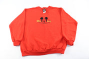 Mickey Unlimited Embroidered Mickey Mouse Sweatshirt - ThriftedThreads.com