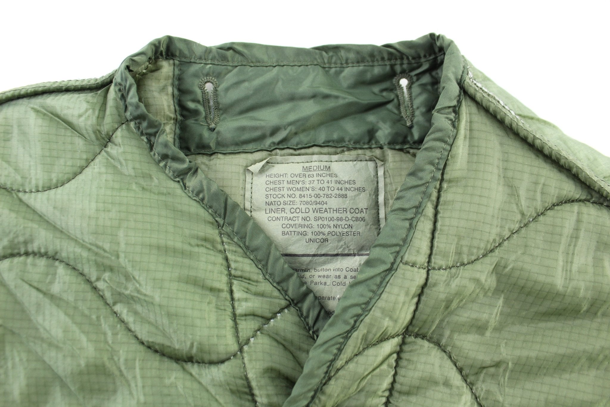 Military Liner Cold Weather Coat - ThriftedThreads.com