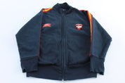 Miller High Life Embroidered Zip Up Sweater - ThriftedThreads.com