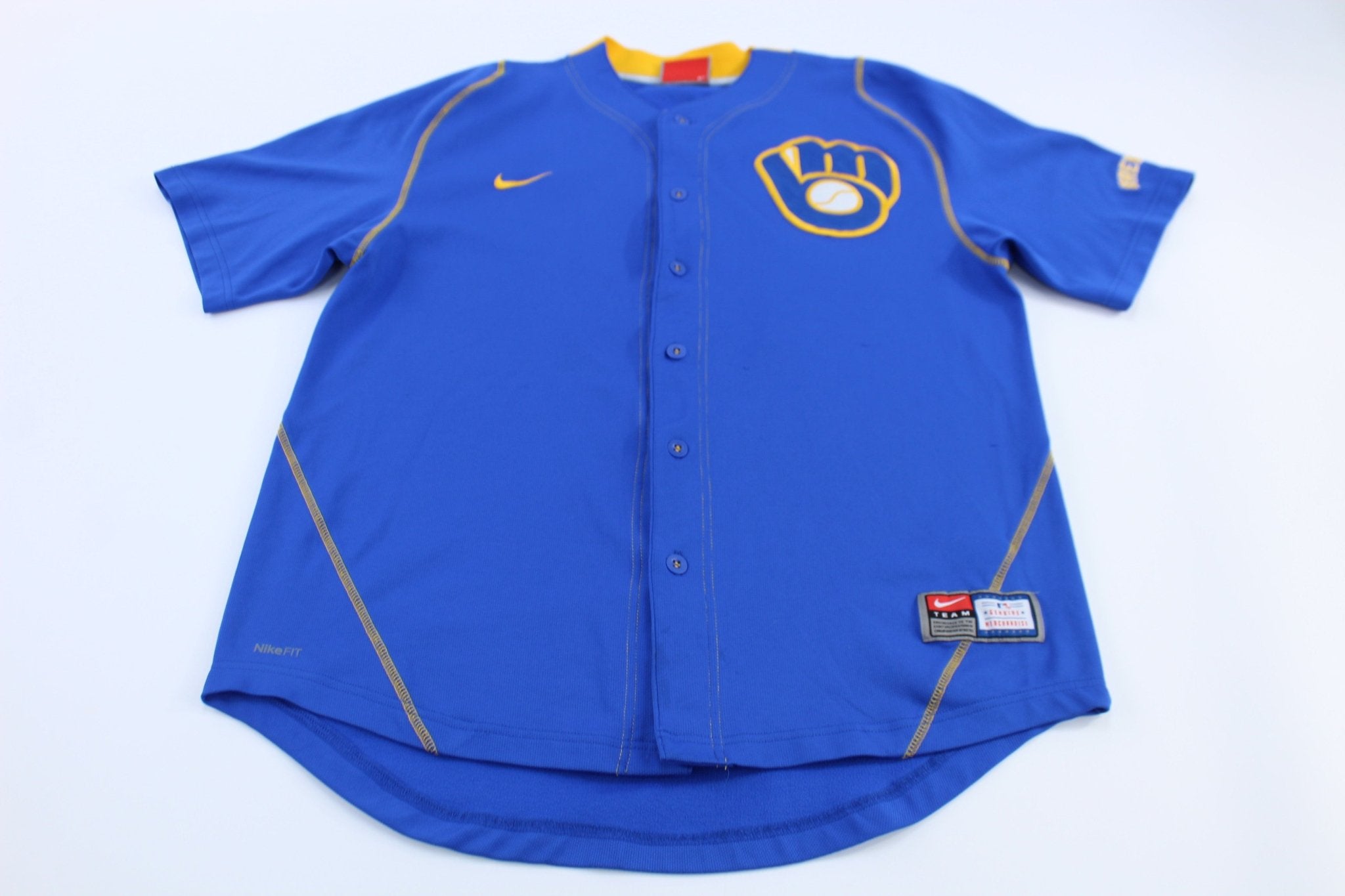 Milwaukee Brewers Ryan Braun Embroidered Nike Baseball Jersey - ThriftedThreads.com
