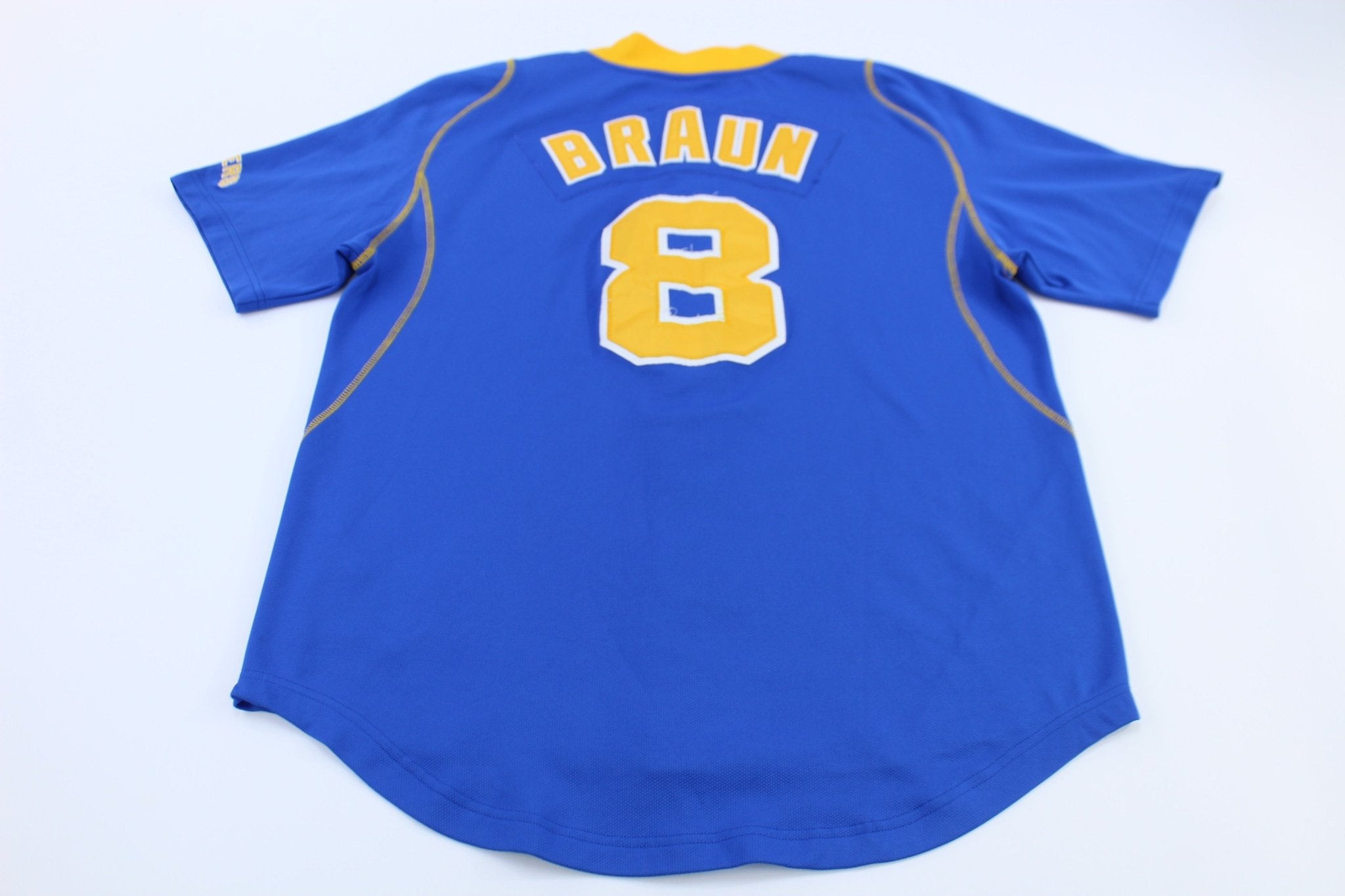 Milwaukee Brewers Ryan Braun Embroidered Nike Baseball Jersey - ThriftedThreads.com