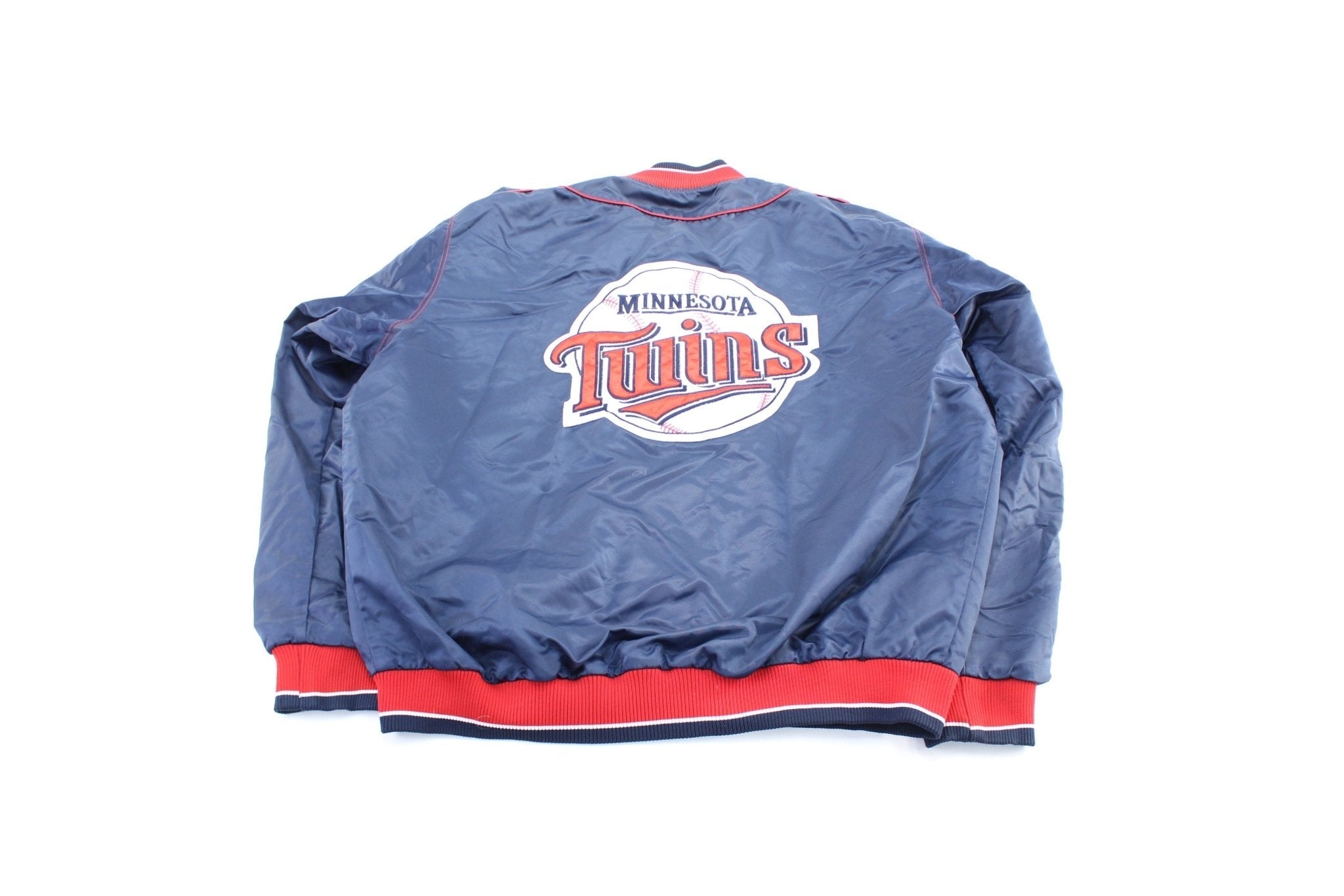 Minnesota Twins Embroidered Zip Up Jacket - Jacket - Thrifted Threads