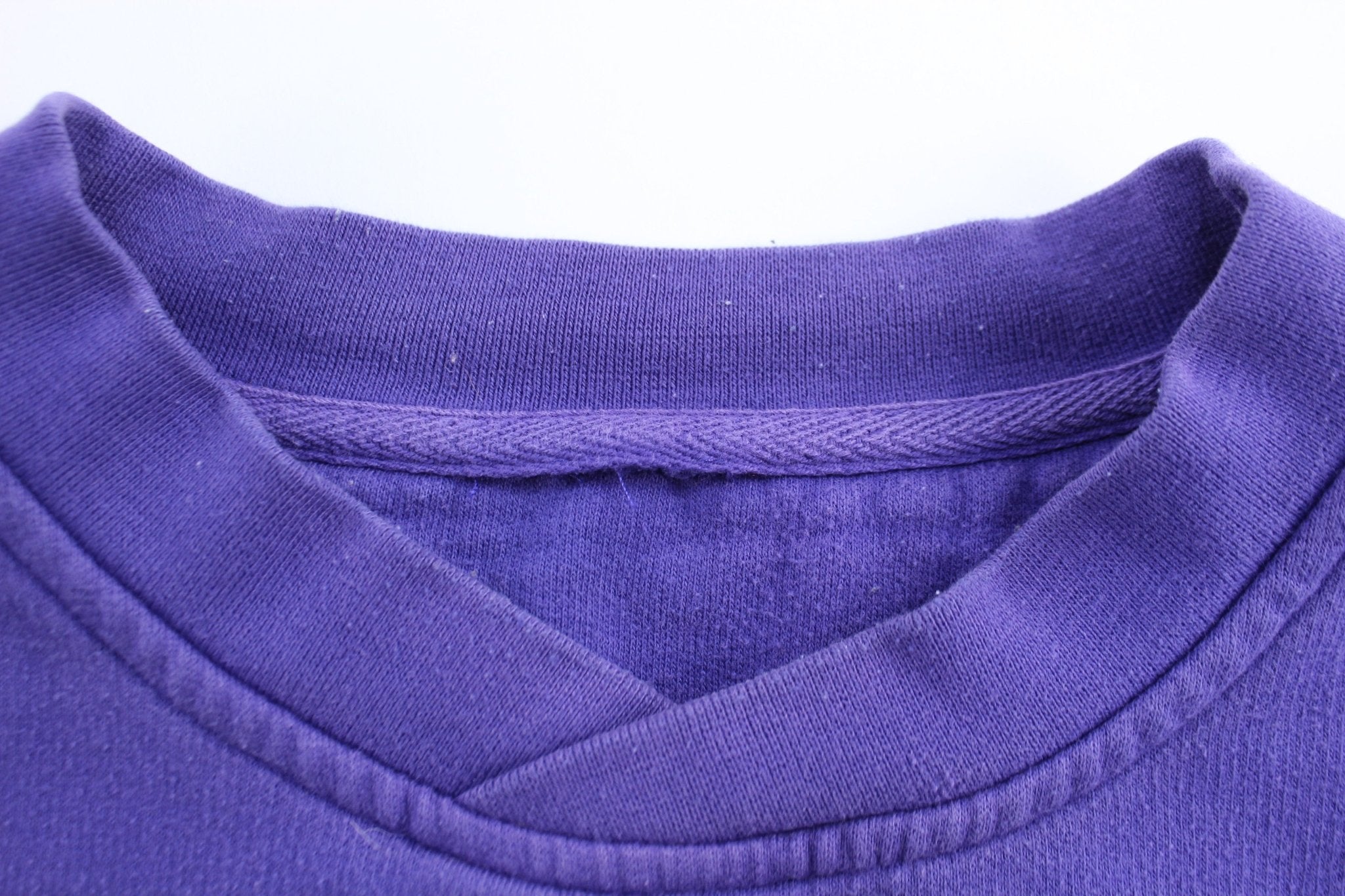 Minnesota Vikings Embroidered Football Sweatshirt - ThriftedThreads.com
