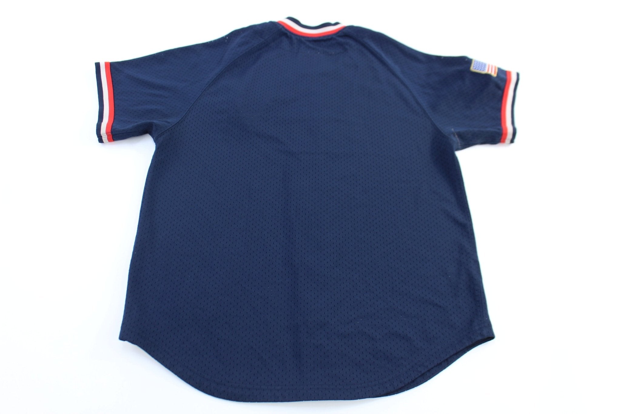 Mitchell & Ness Chicago Bulls Basketball Button Down Jersey - ThriftedThreads.com