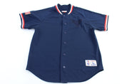 Mitchell & Ness Chicago Bulls Basketball Button Down Jersey - ThriftedThreads.com