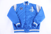 Mitchell & Ness Detroit Lions Satin Bomber Jacket - Jacket - Thrifted Threads