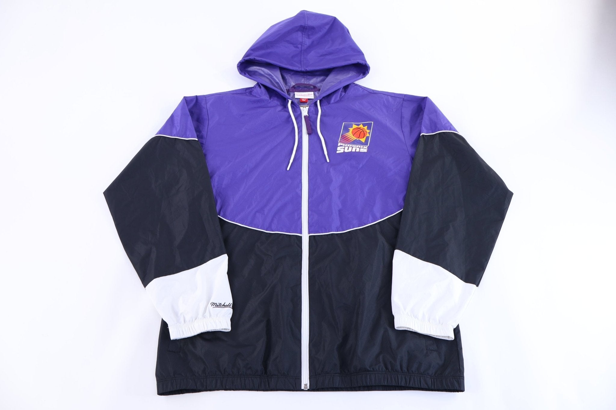 Mitchell & Ness Phoenix Suns Basketball Full Zip Windbreaker - Jacket - Thrifted Threads