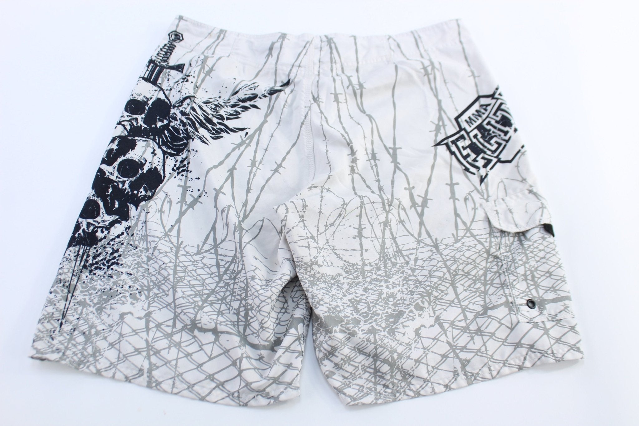 MMA Elite Barbed Wire Graphic Shorts - Pants/Shorts - Thrifted Threads