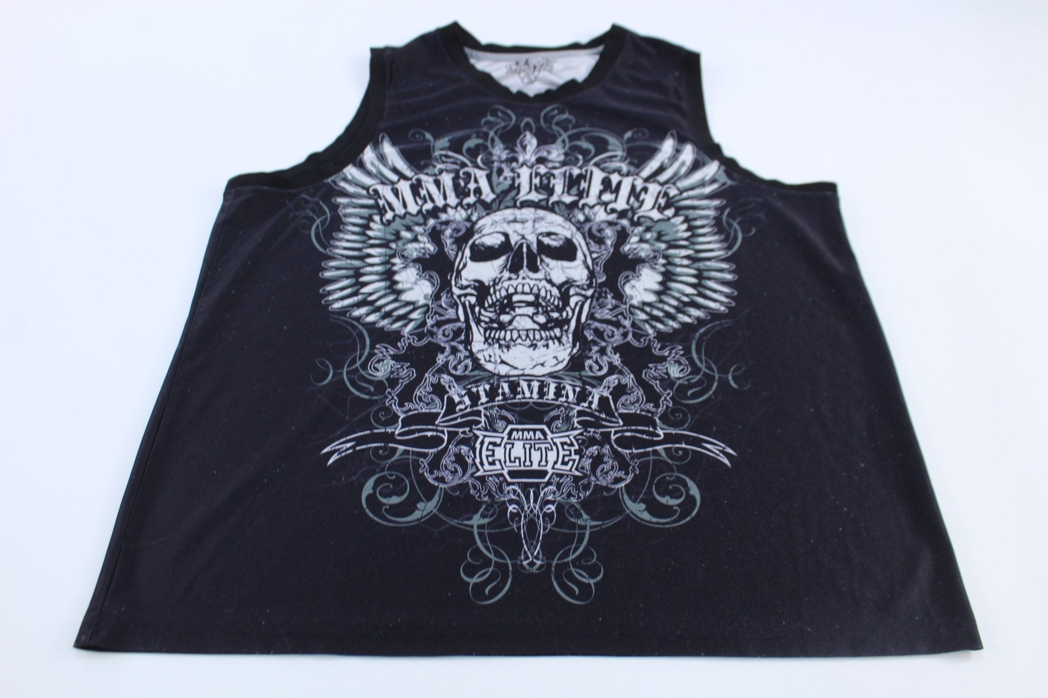 MMA Elite Stamina Skull Graphic Jersey - Jerseys/Tanks - Thrifted Threads