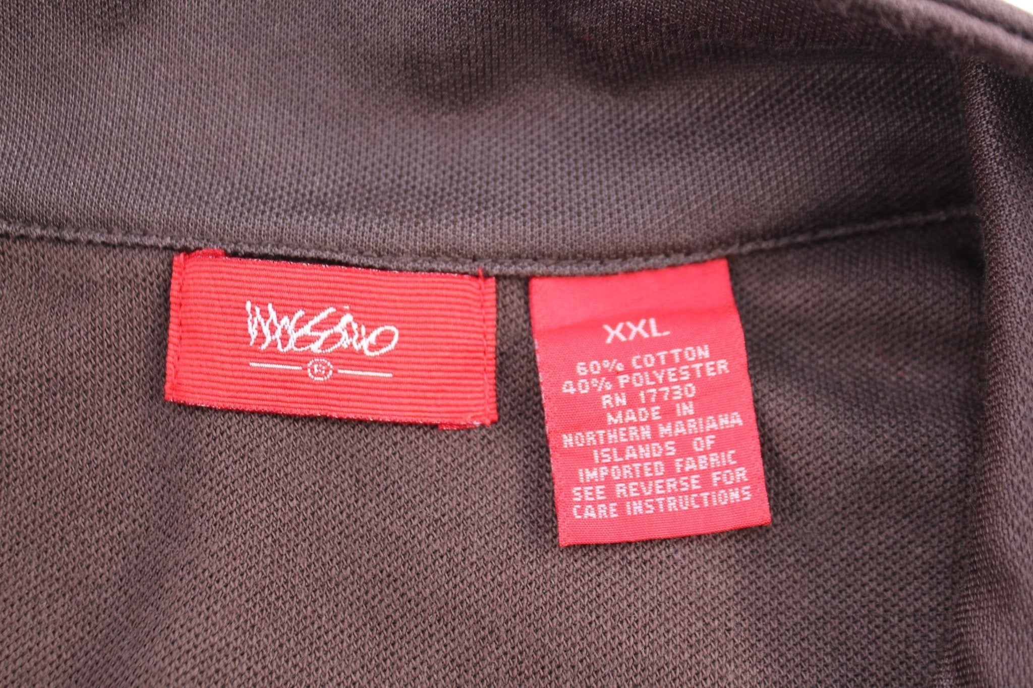 Mossimo Embroidered Logo Brown, Cream, & Yellow Track Jacket - Jackets - Thrifted Threads