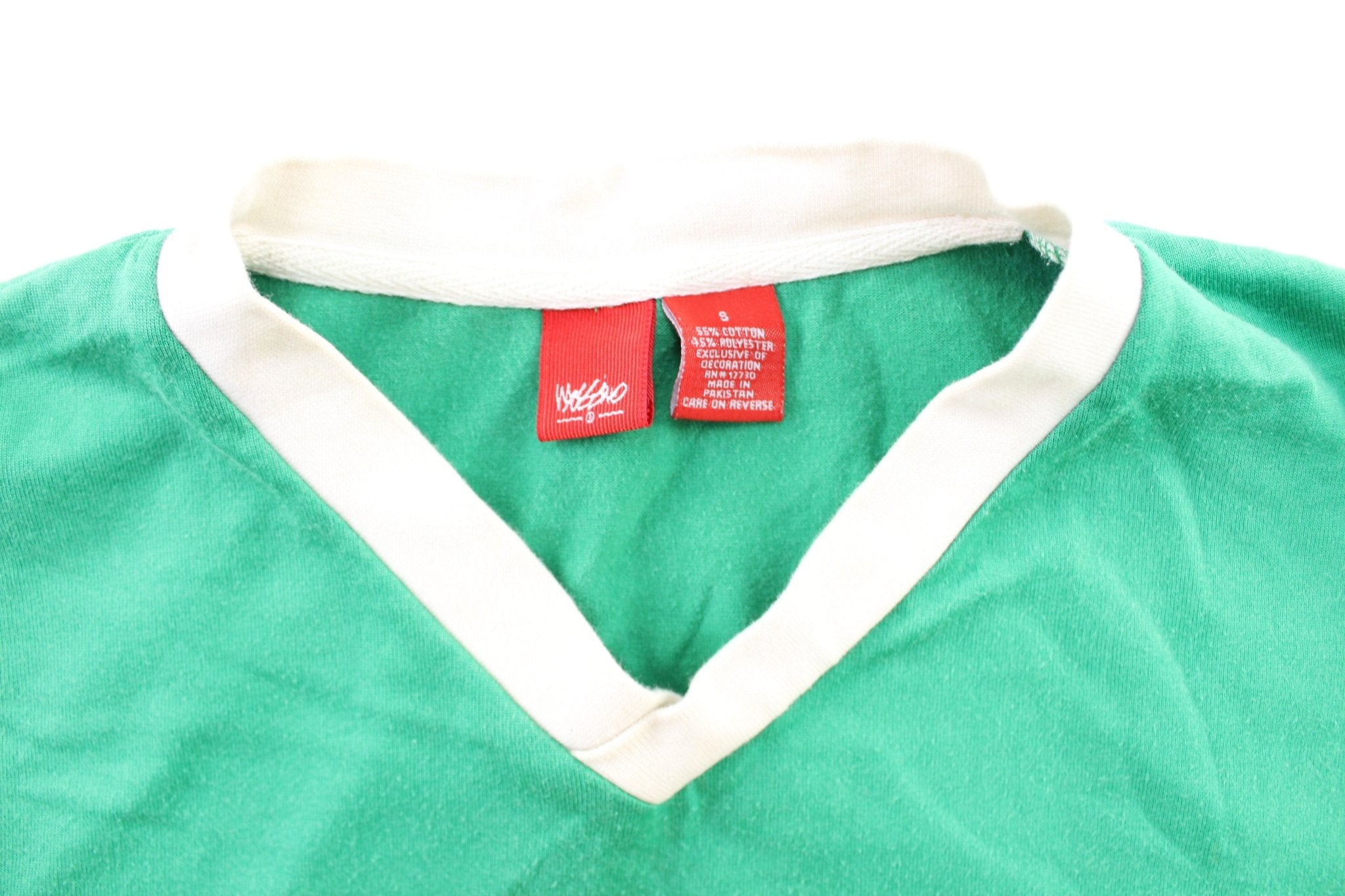 Mossimo Green & Yellow #3 Jersey T-Shirt - ThriftedThreads.com