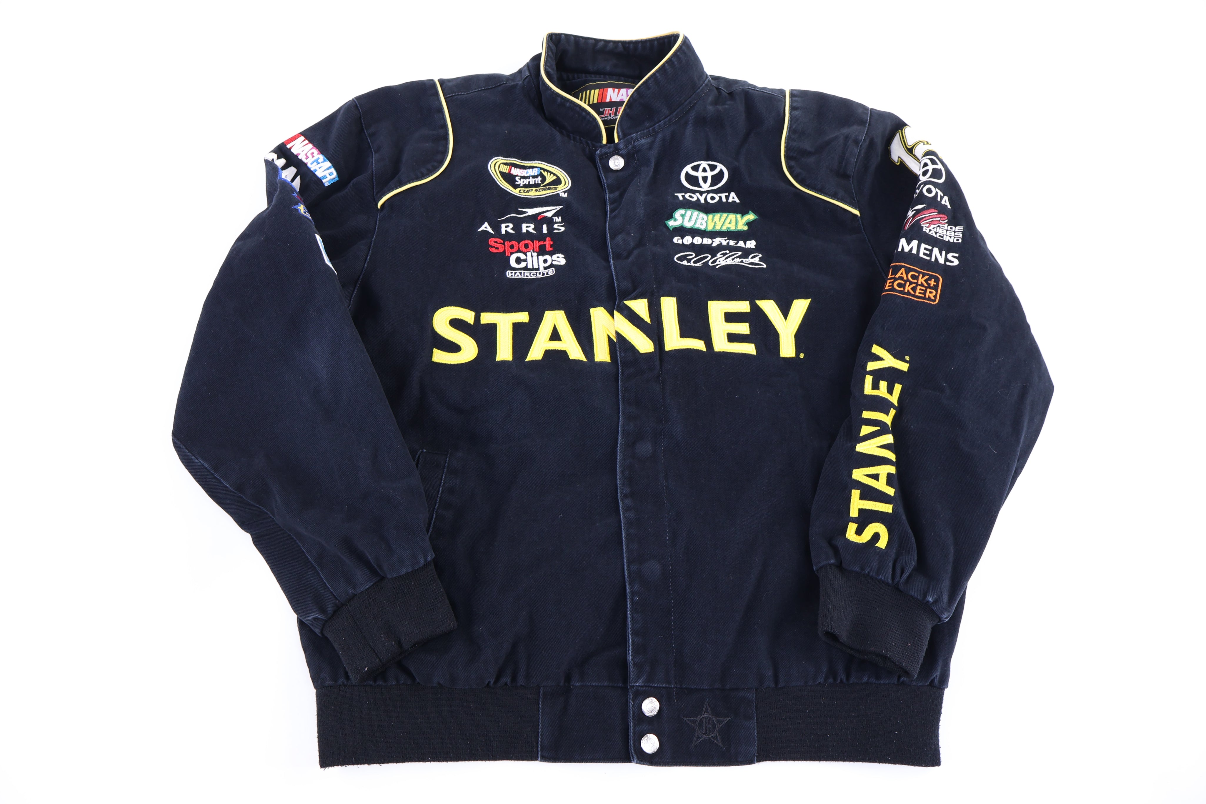 Nascar Jeff Hamilton Stanley Racing Jacket - Jacket - Thrifted Threads