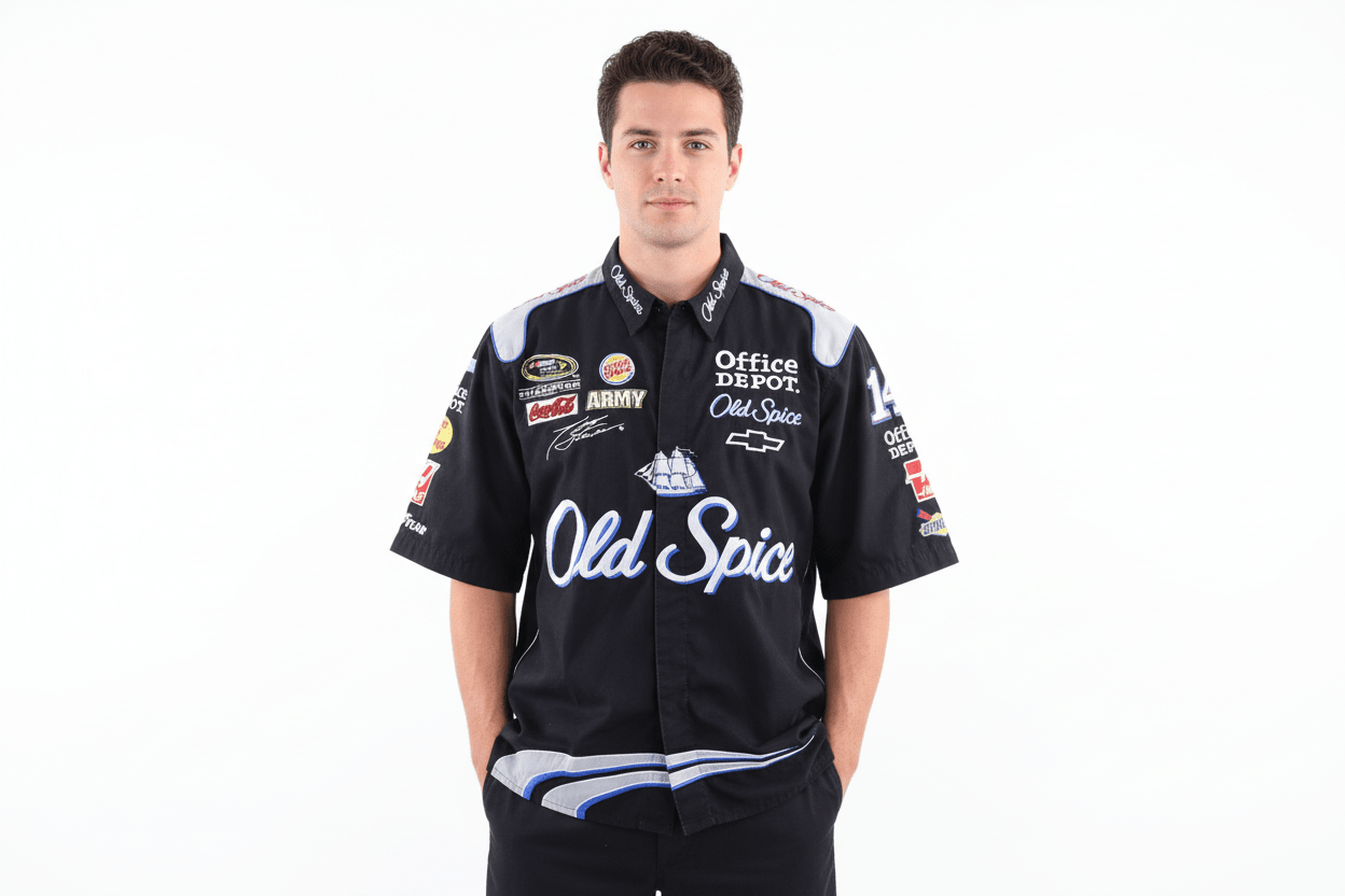 Nascar Old Spice Racing Button Down - Button Ups/Downs - Thrifted Threads