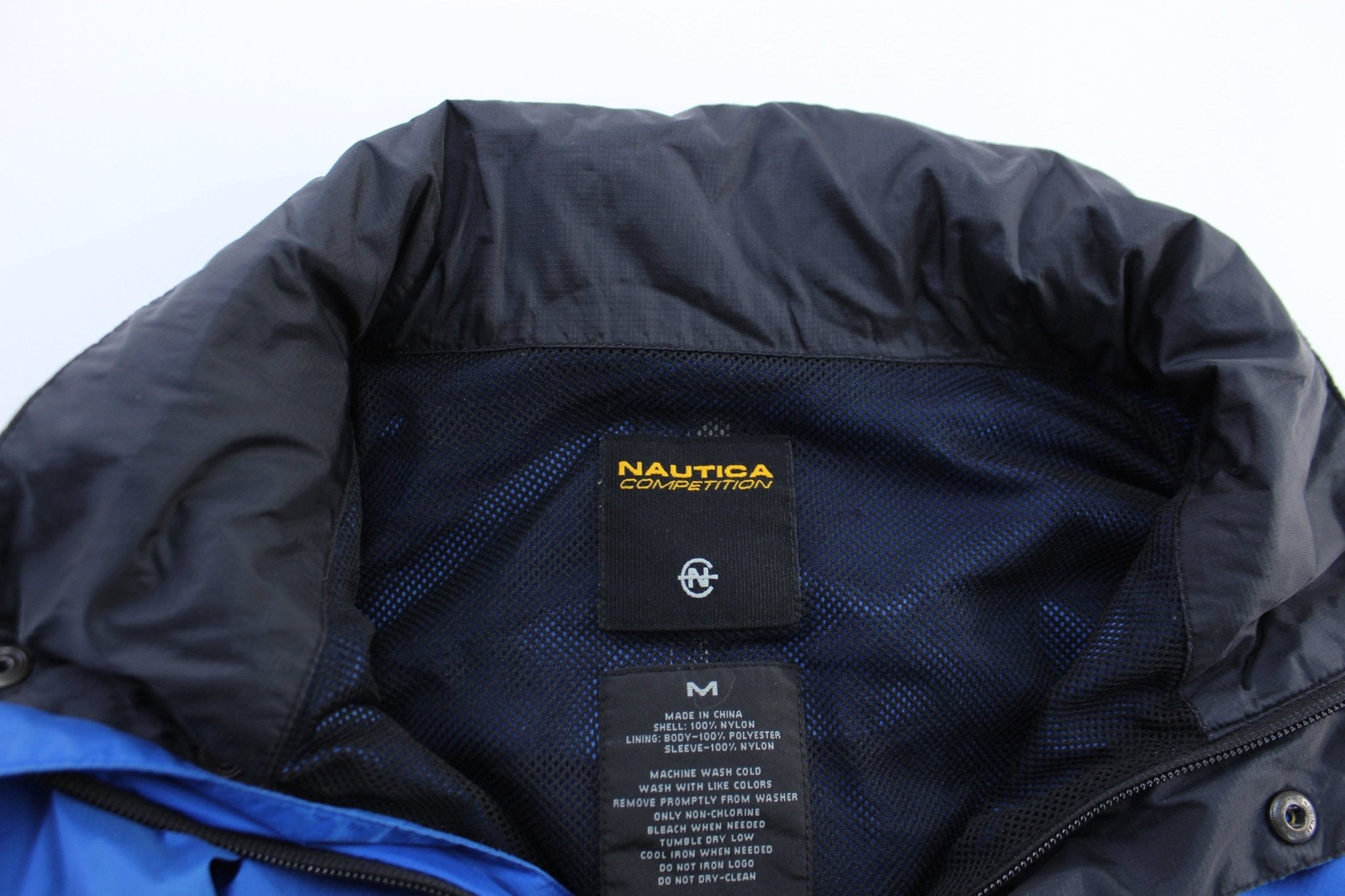 Nautica Competition Blue Zip Up Jacket - ThriftedThreads.com