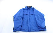 Nautica Competition Blue Zip Up Jacket - ThriftedThreads.com