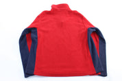 Nautica Jeans Co. Embroidered Red & Blue Fleece Pullover - Jacket - Thrifted Threads